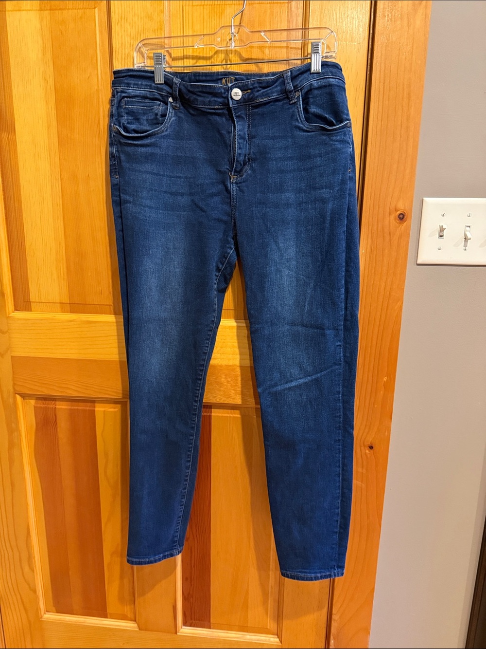 Kut from the Kloth Dark Blue Toothpick Skinny Jeans